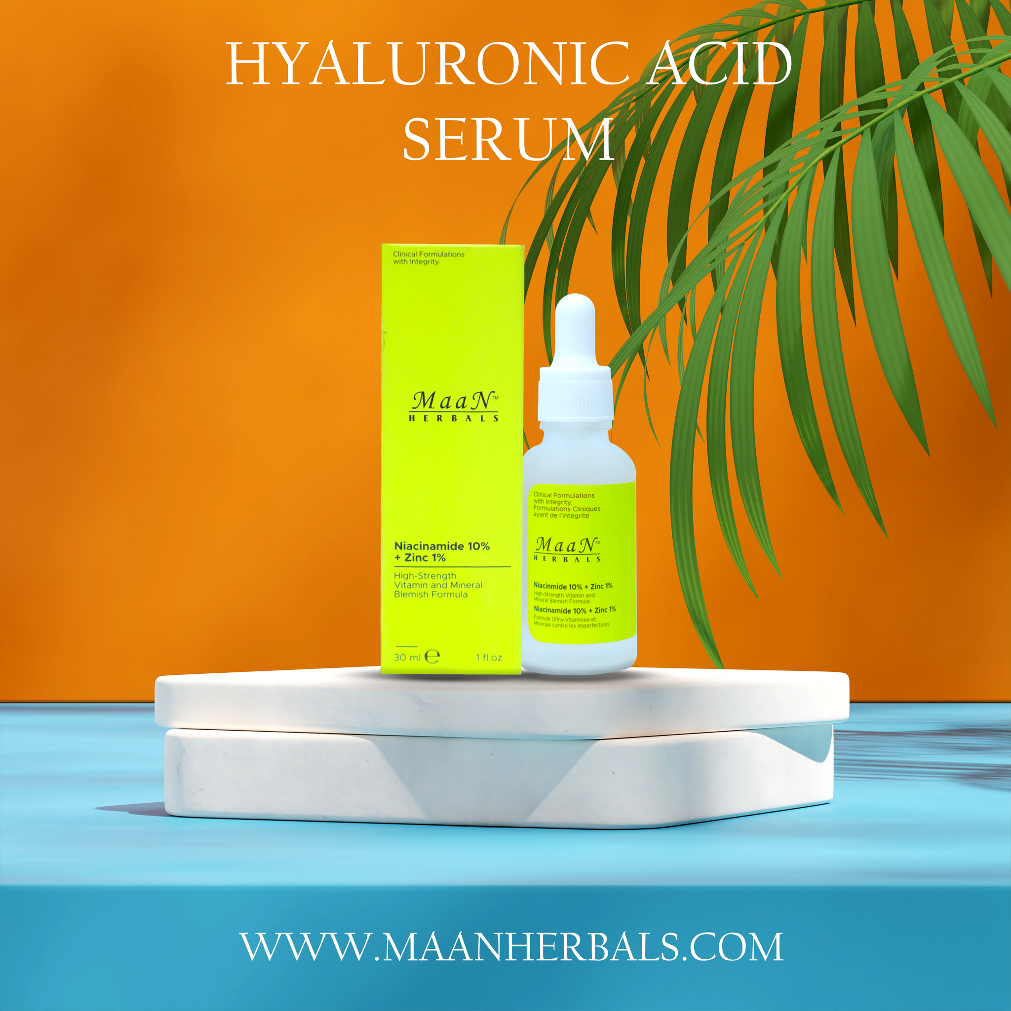 MAANHERBALS HAYLURONIC ACID SERUM