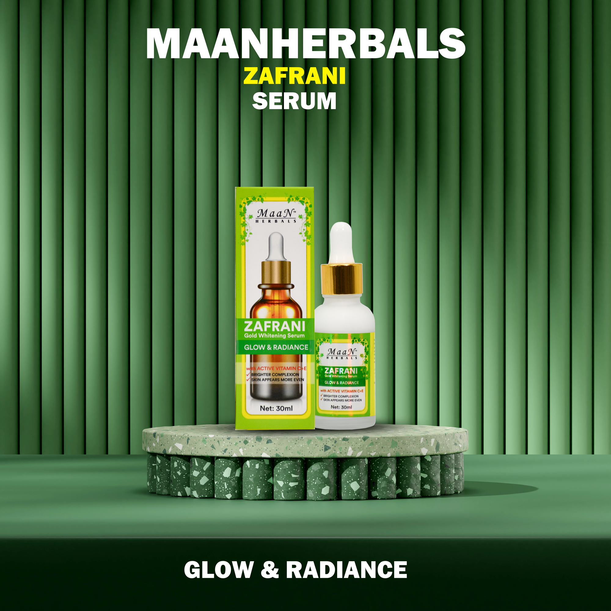 MAANHERBALS ZAFRANI WHITE GOLD SERUM