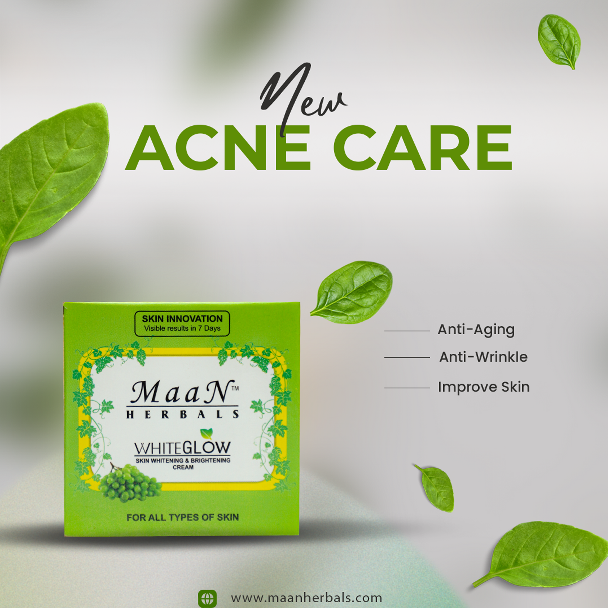 MAANHERBALS ANTI ACNE CREAM